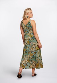 King Louie HAZEL FRENZY - Vestido informal - dusty turquoise