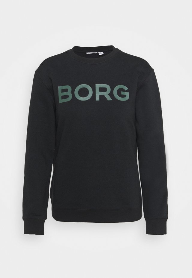 LOGO CREW - Sweater - black beauty