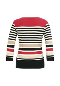 Betty Barclay MIT U-BOOT-AUSSCHNITT - Langarmshirt - rot schwarz