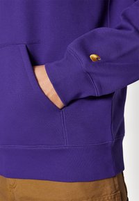 Carhartt WIP HOODED CHASE - Sweatshirt - tyrian/gold