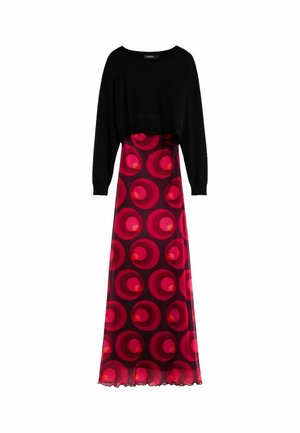Desigual, KNIT STRAP DRESS - Strickpullover - black