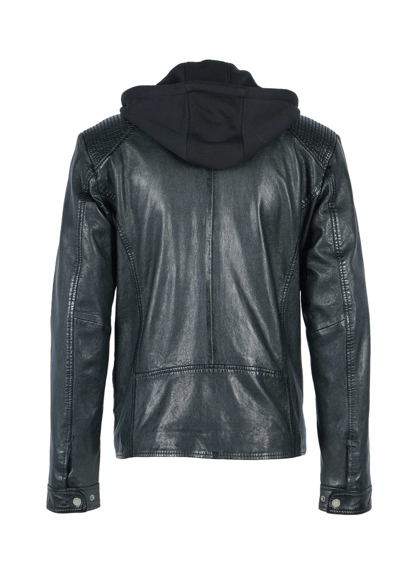 Freaky Nation Lederjacke black/schwarz