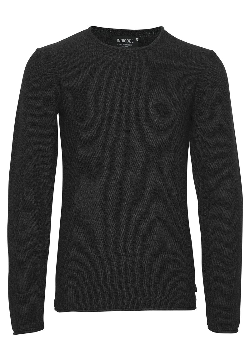 Herren Strickjacken | INDICODE JEANS IDCORTO Strickpullover black/schwarz - RU67911 Herren Strickjacken | INDICODE JEANS IDCORTO Strickpullover black/schwarz - RU67911
