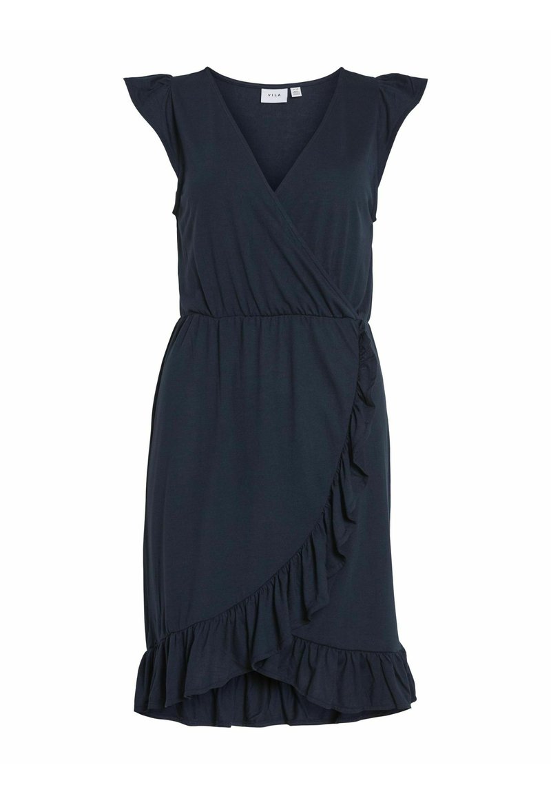 Vila Jerseyjurk blauw gemêleerd