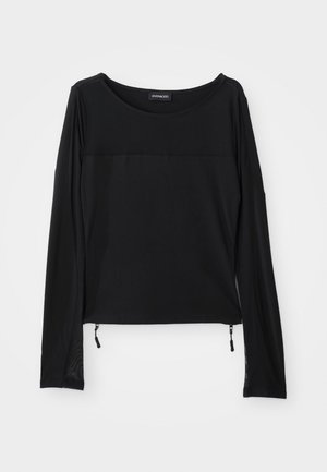ADAPTIVE TOP OCCASION AND ZIPS AT SIDE SEAM - Top s dlhým rukávom - black