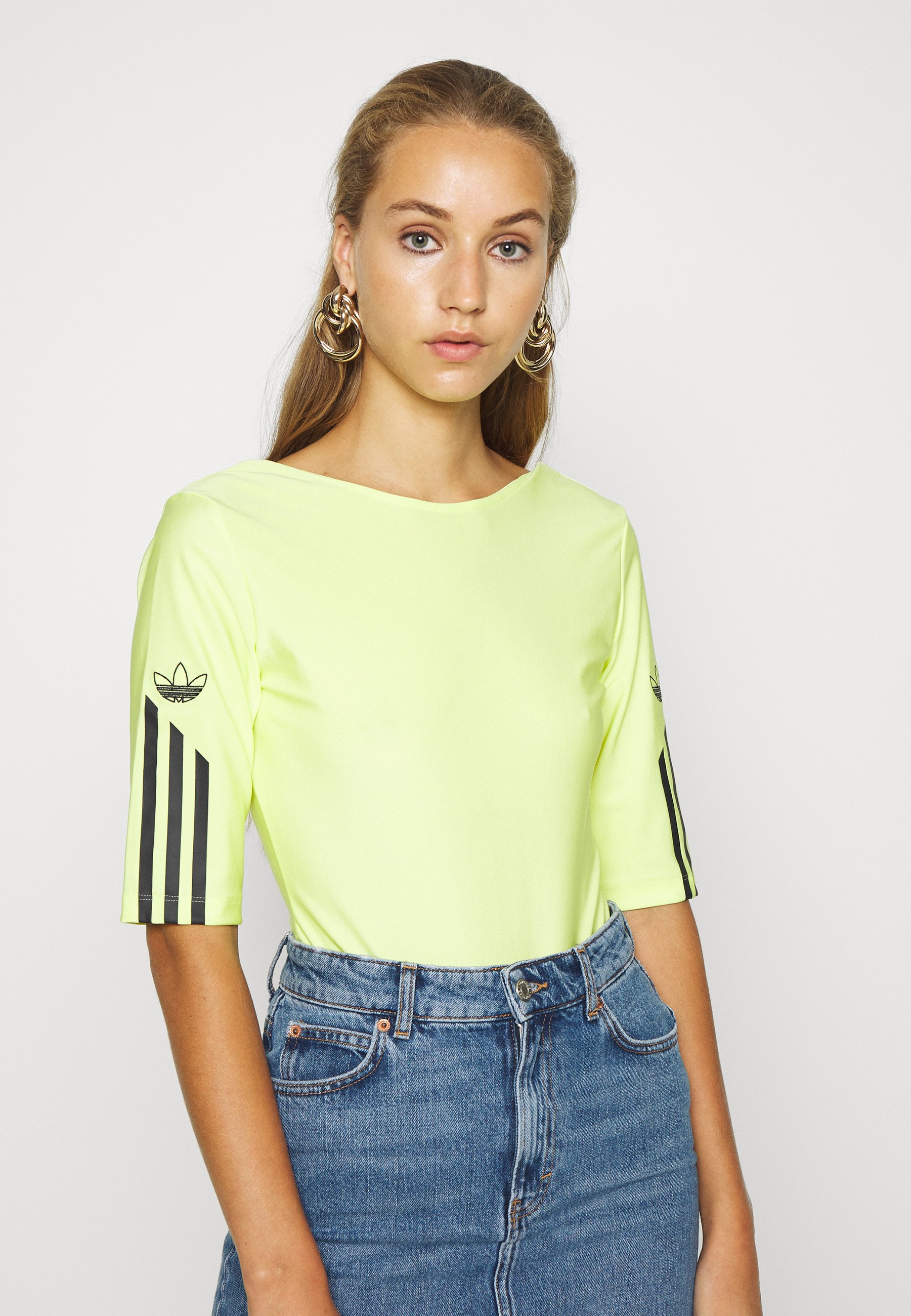 semi frozen yellow adidas shirt