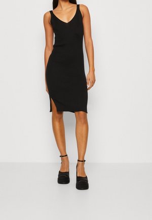 Abito in maglia - black