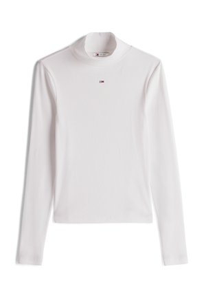 Tommy Jeans, ESSENTIAL MOCK NECK - Camiseta de manga larga - ecru