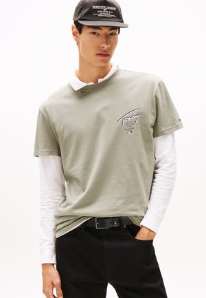 REG SIGN CITY TEE EXT - T-Shirt print - utility sage