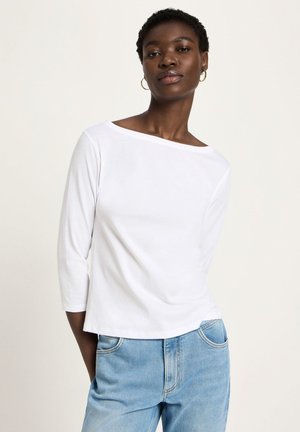 U-BOOT MIT 3/4 ARM  - Langarmshirt - bright white