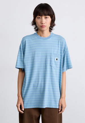 BRODINA - Print T-shirt - saguaro indigo overdyed