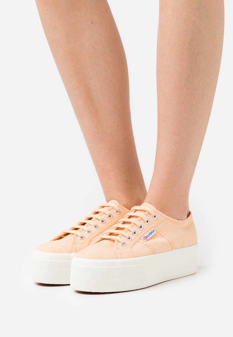 Superga 2790 PLATFORM - Sapatilhas - orange/apricot/avorio