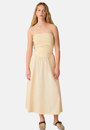 BANDEAU - Jerseykjole - butermilk yellow