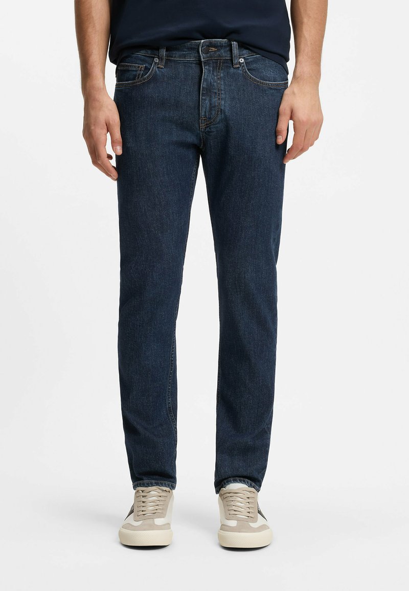 BOSS DELAWARE BO - Jean slim - dark blue twelve