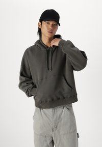 Abercrombie & Fitch CROPPED VINTAGE  - Sweatshirt com capuz - chimera acid wash