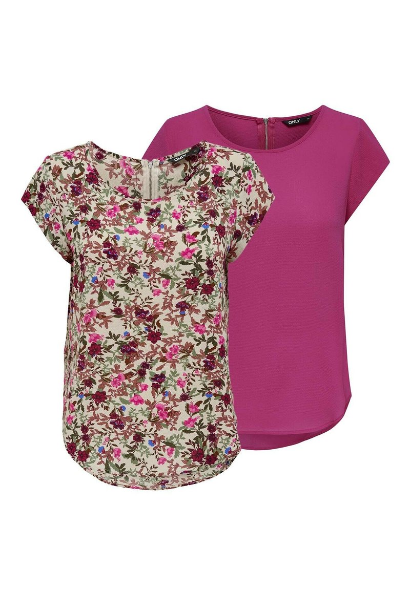 ONLY 2 PACK - Bluse - very berry