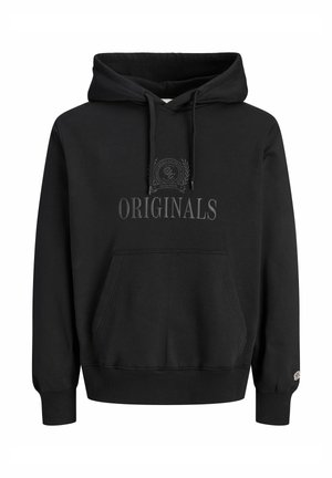 Jack & Jones, JORFREDERIKSBERG MONOGRAM SWEAT HOOD PLS - Sweat à capuche - black