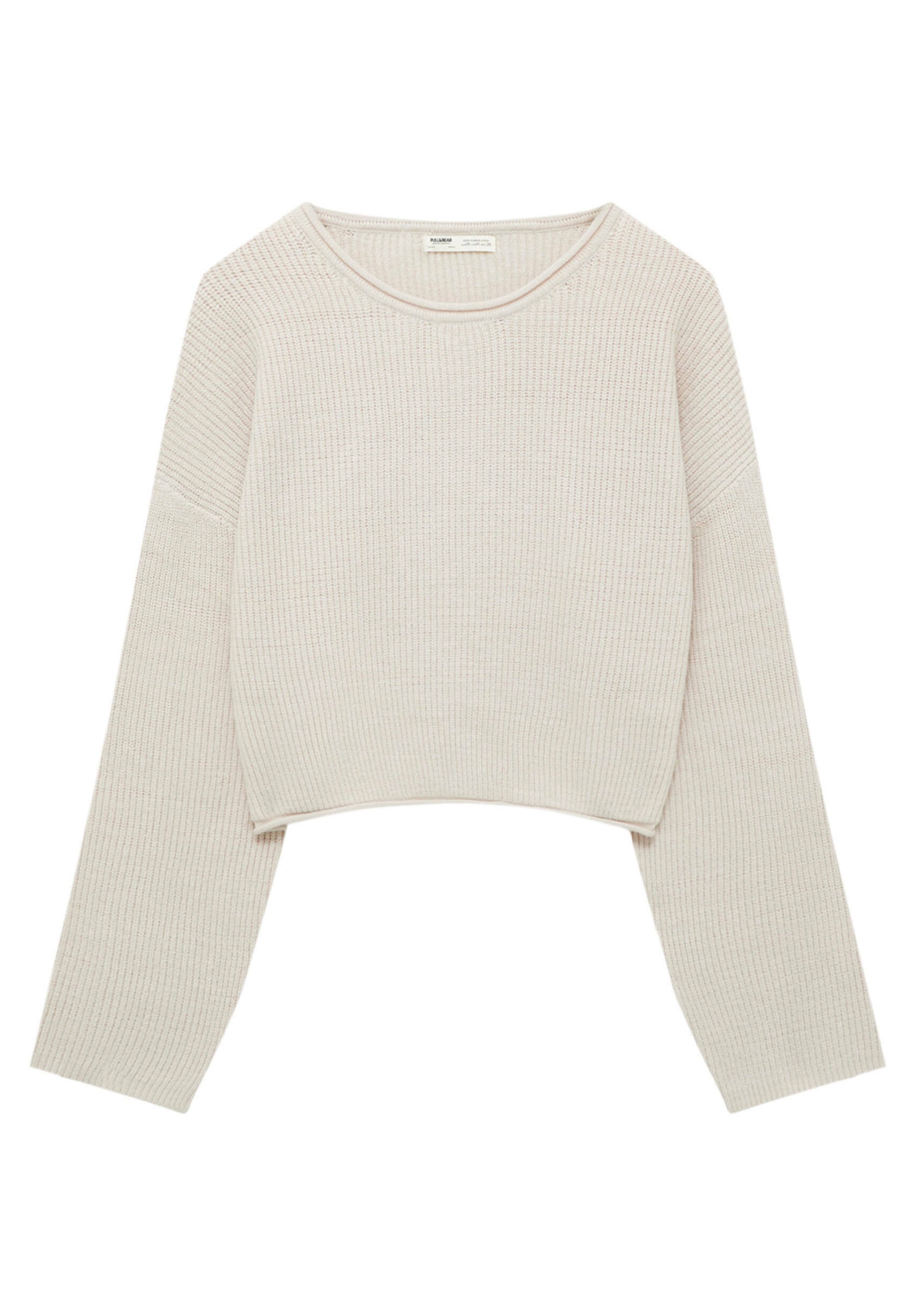 PULL\u0026BEAR PURL CROPPED - Pullover 