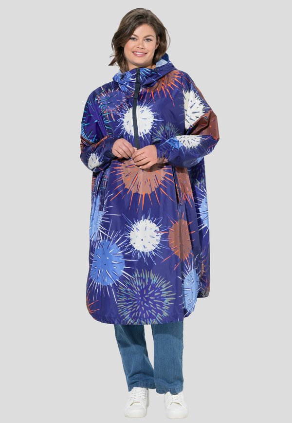 SEA URCHIN FUNCTIONAL PONCHO - Parka - dark purple