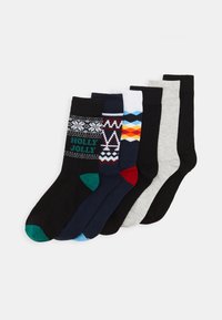 Jack & Jones JACCHRISTMAS SOCK CALENDAR 24 PACK - Sokken - black