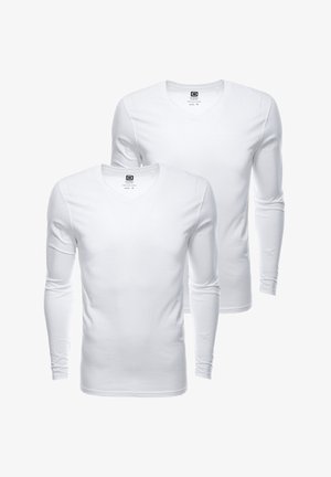 Ombre SET OF TWO - Top s dlouhým rukávem - white