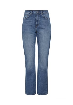 b.young, BYKAJANE BOOTCUT - Jeans bootcut - mid blue denim