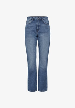 b.young, BYKAJANE BOOTCUT - Jean bootcut - mid blue denim