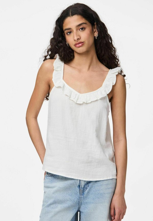 ASTINA - Bluse - cloud dancer