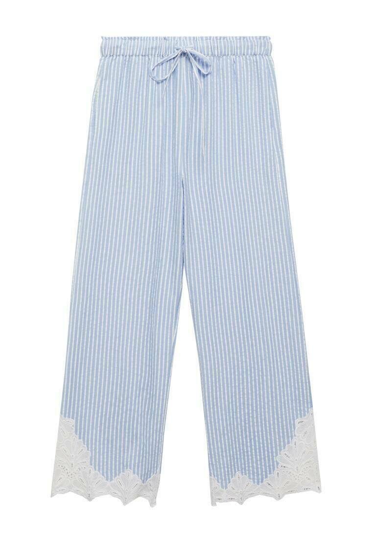 Mango Broek lichtblauw Mango Broek lichtblauw
