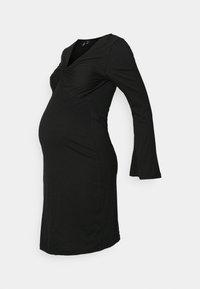 VMMISA FLARED SLEEVES SHORT DRESS - Vestido de tubo - black