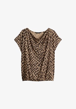 OPUS, LOOSE PRINTED DRAPE - T-Shirt print - affogato