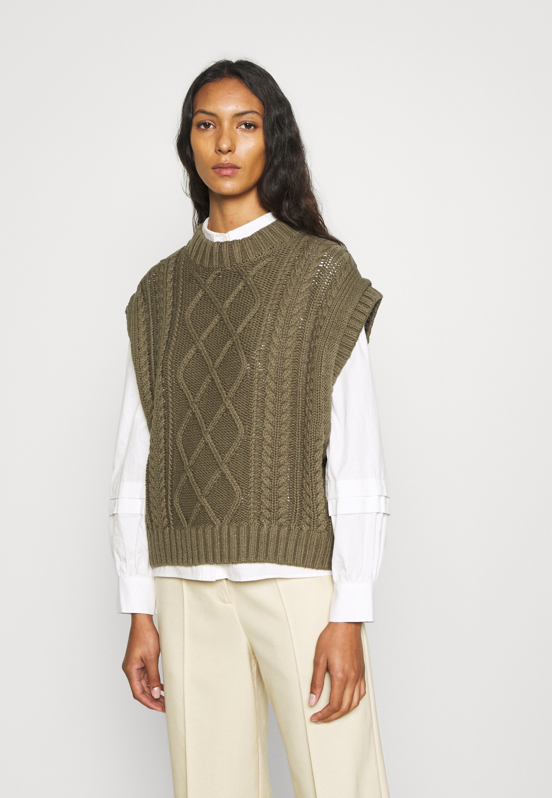 Selected Femme SLFPIPER VEST - Jumper 