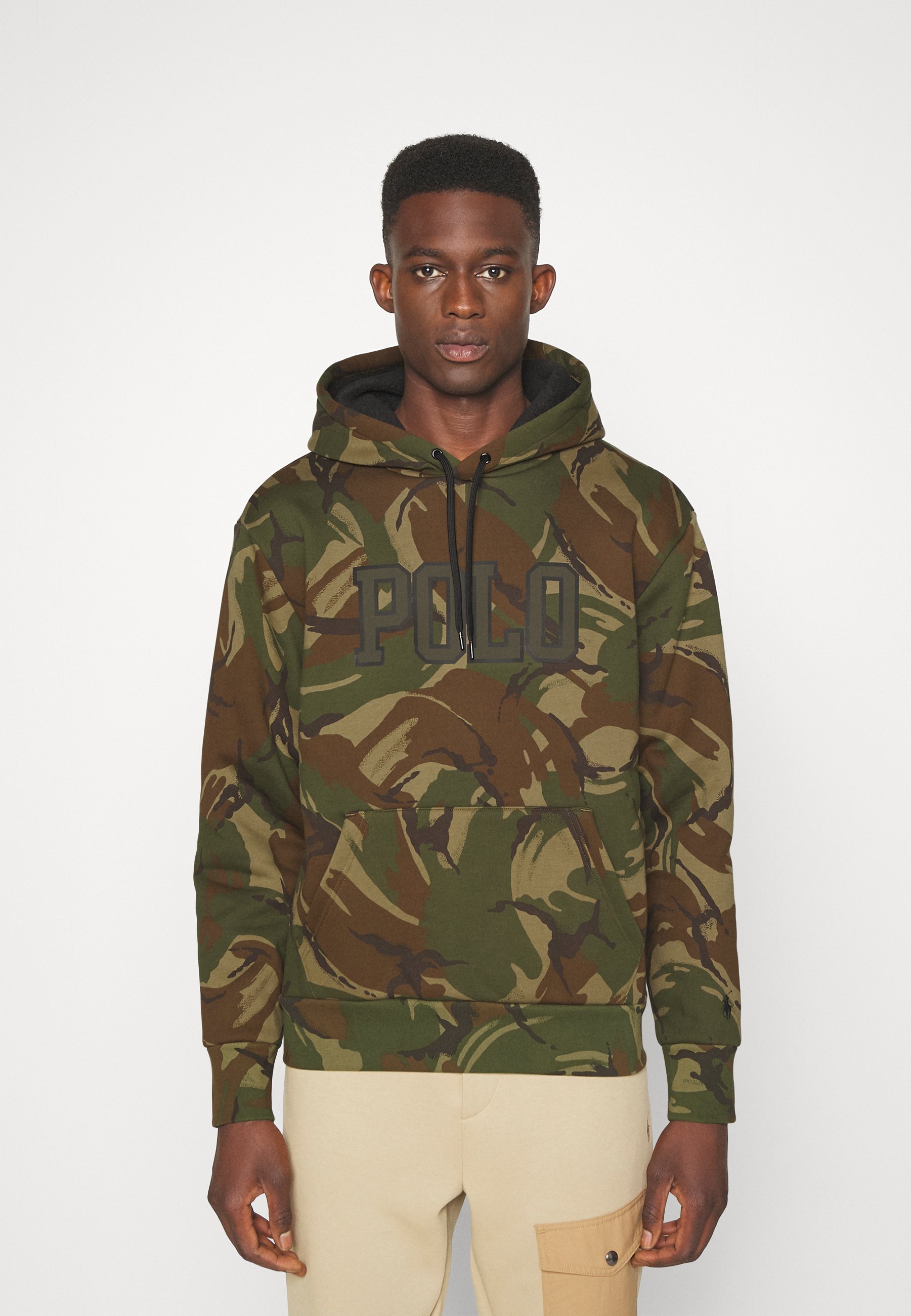 Ralph Lauren LONG SLEEVE - british camo/mørkegrøn - Zalando.dk