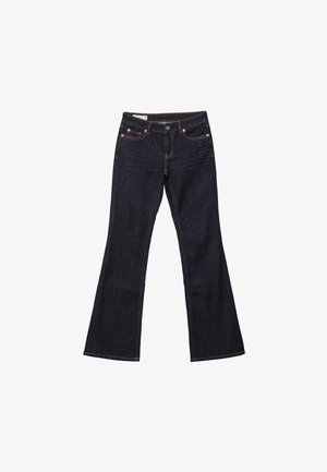 Stradivarius, D67 SLIM FIT BOOT-CUT JEANS 04867175 - Jean bootcut - mottled dark blue
