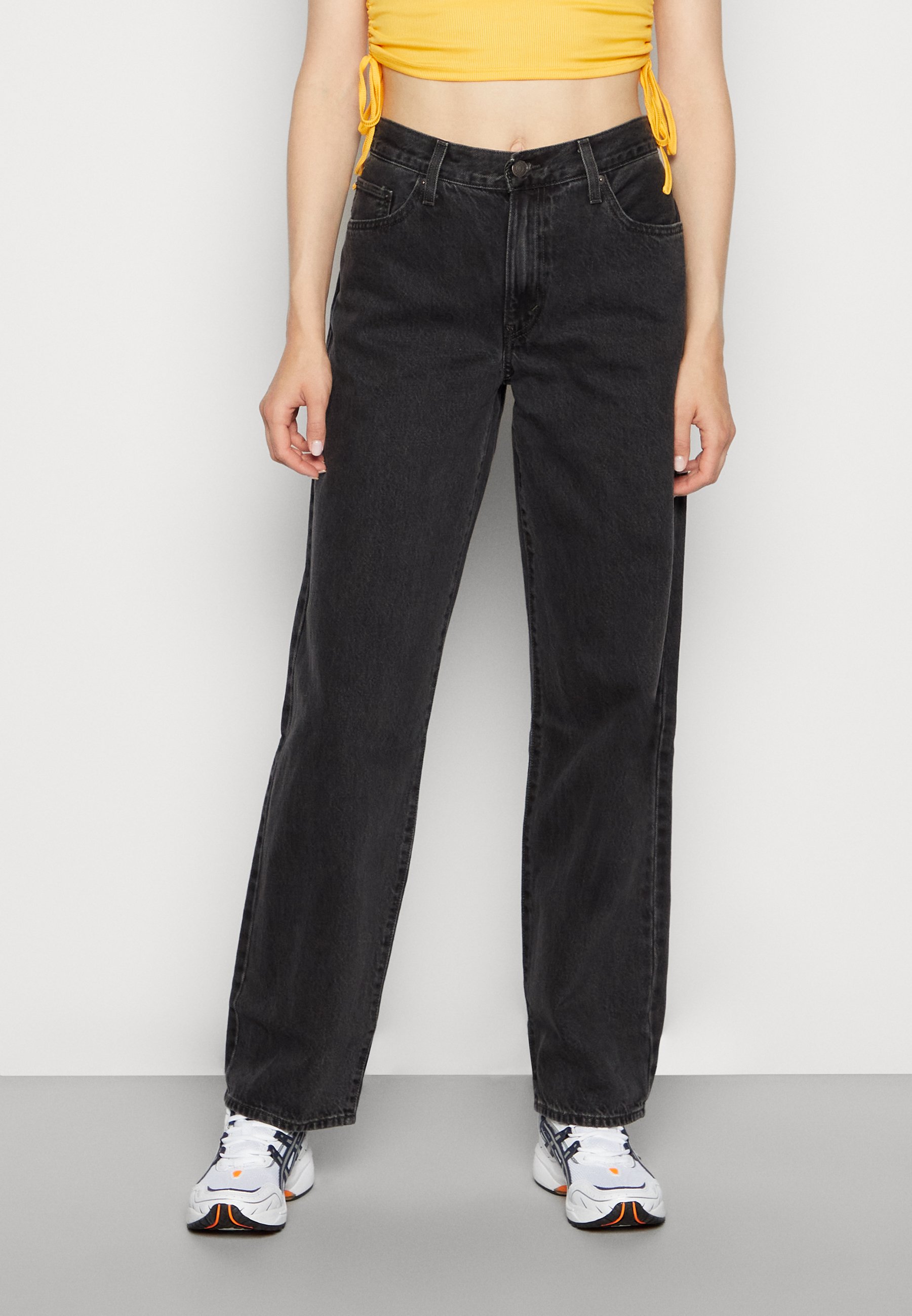 levis baggy dad black