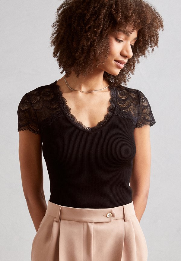 Print T-shirt - noir