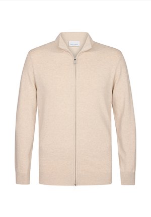 PROFUOMO FULL ZIP - Cardigan - beige