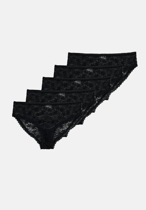 5 PACK - Kalhotky - black