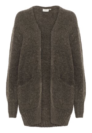 Kaffe TRINA - Cardigan - major brown melange