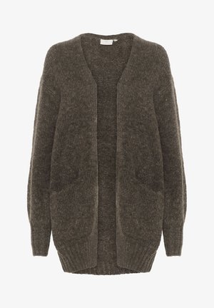 Kaffe KATRINA KNIT CARDIGAN - Cardigan - major brown melange