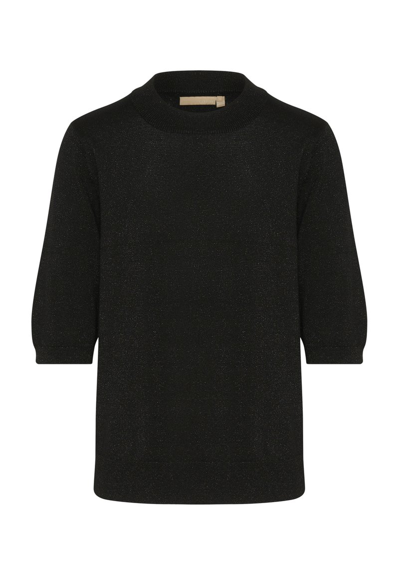 culture T-shirt basic zwart