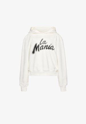 LA MANIA, BLUZA Z KAPTUREM SIMO - Mikina s kapucí - off white