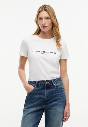Tommy Hilfiger HERITAGE  - T-Shirt print - weiss