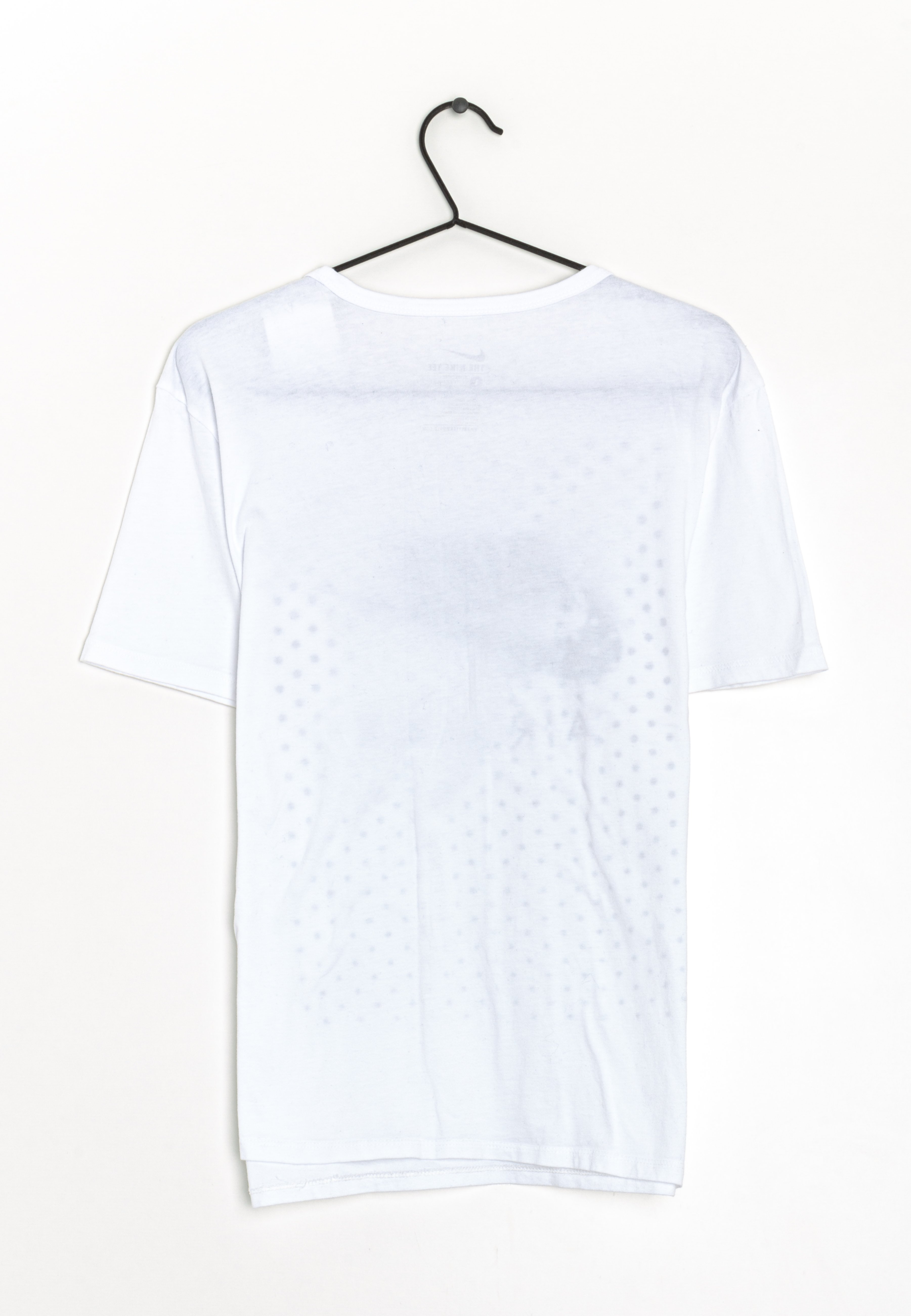 sheer white tee shirt