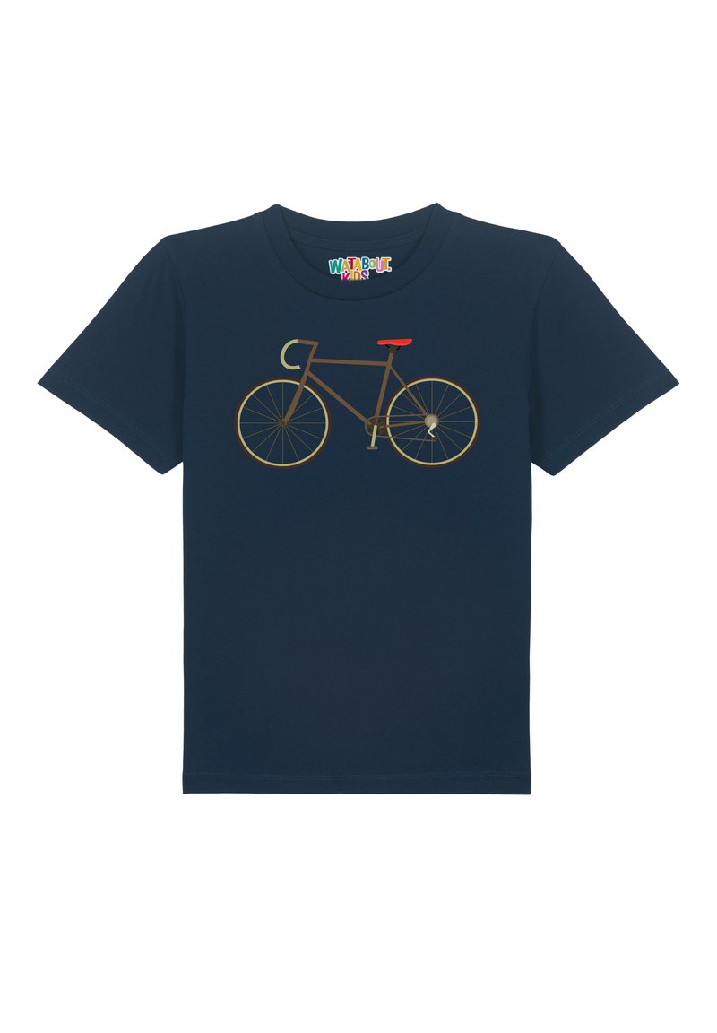 watapparel FAHRRAD - T-shirt imprimé - french navy
