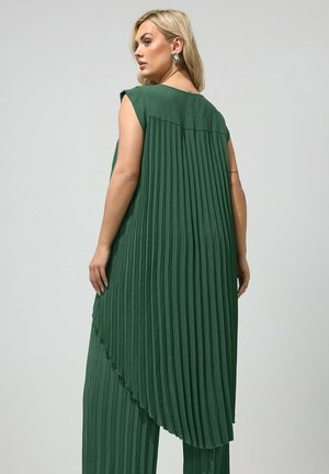 Yours Clothing, PLUS SIZE GOING OUT TOPS - Camicetta - dark green