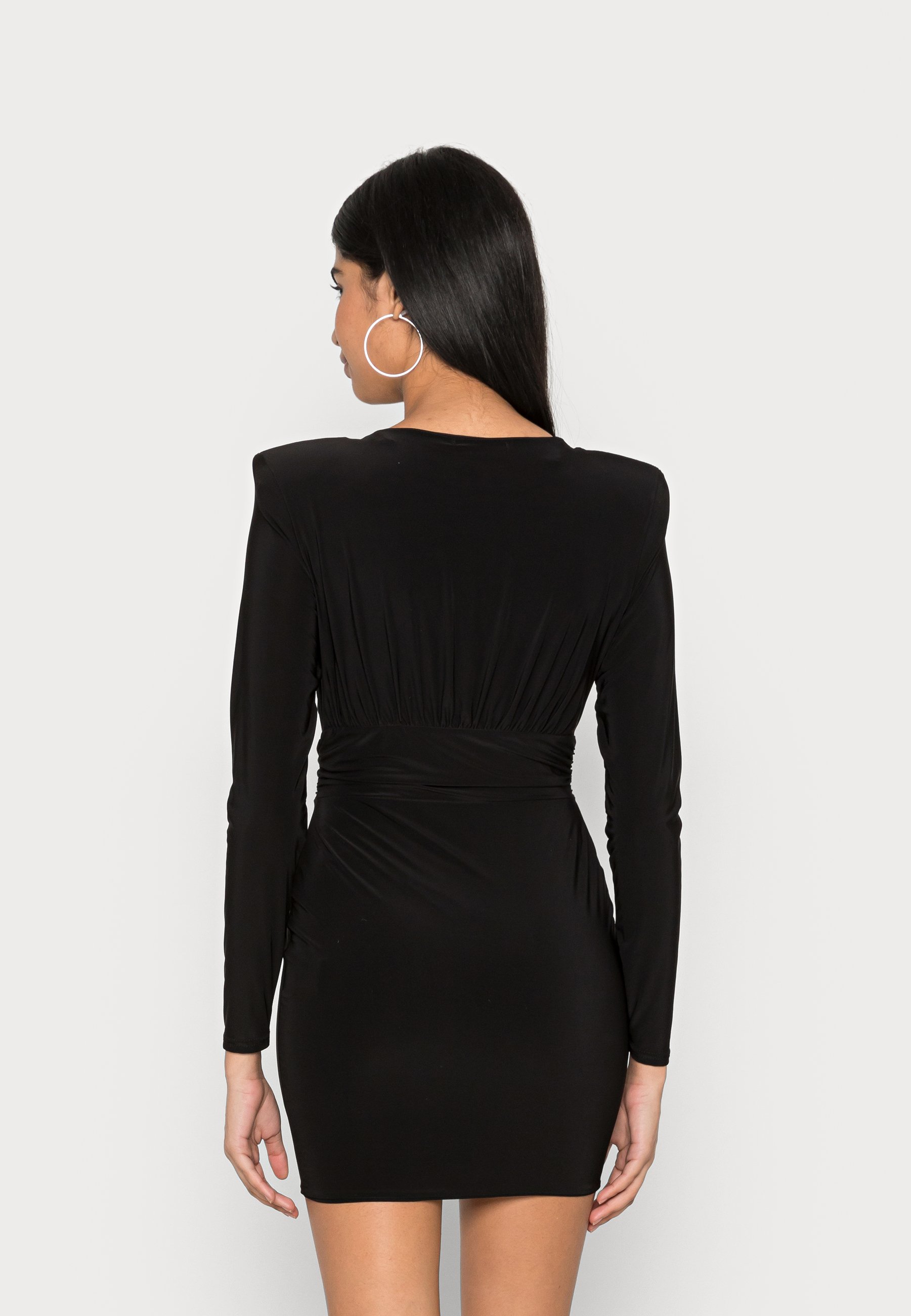 Missguided KNOT FRONT PLUNGE DRESS 