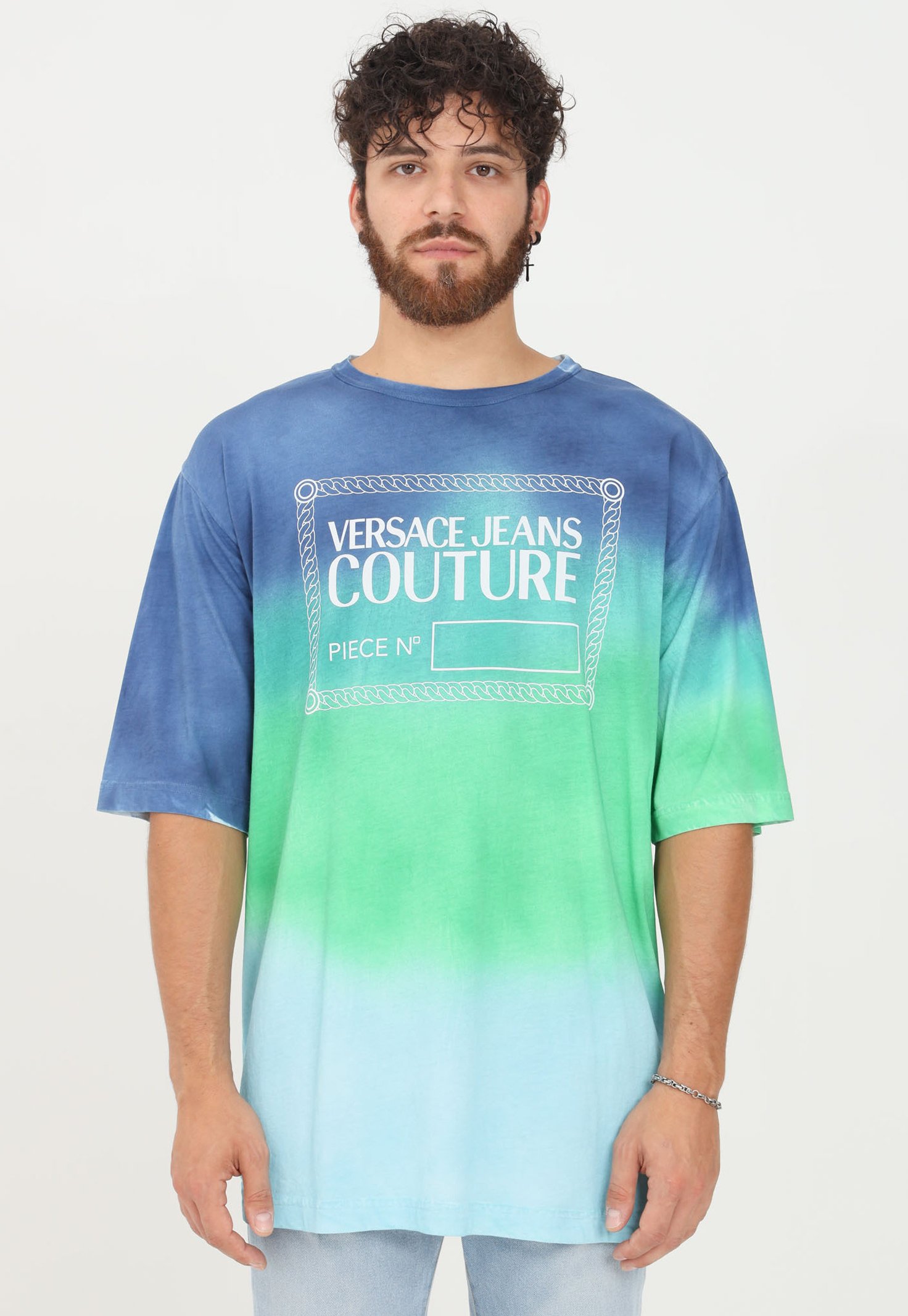 Versace Jeans Couture T-shirt con stampa - blu - Zalando.it