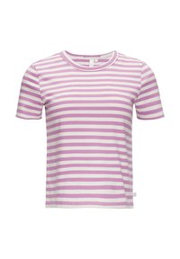 QS STREIFENMUSTER - T-Shirt print - lavendel