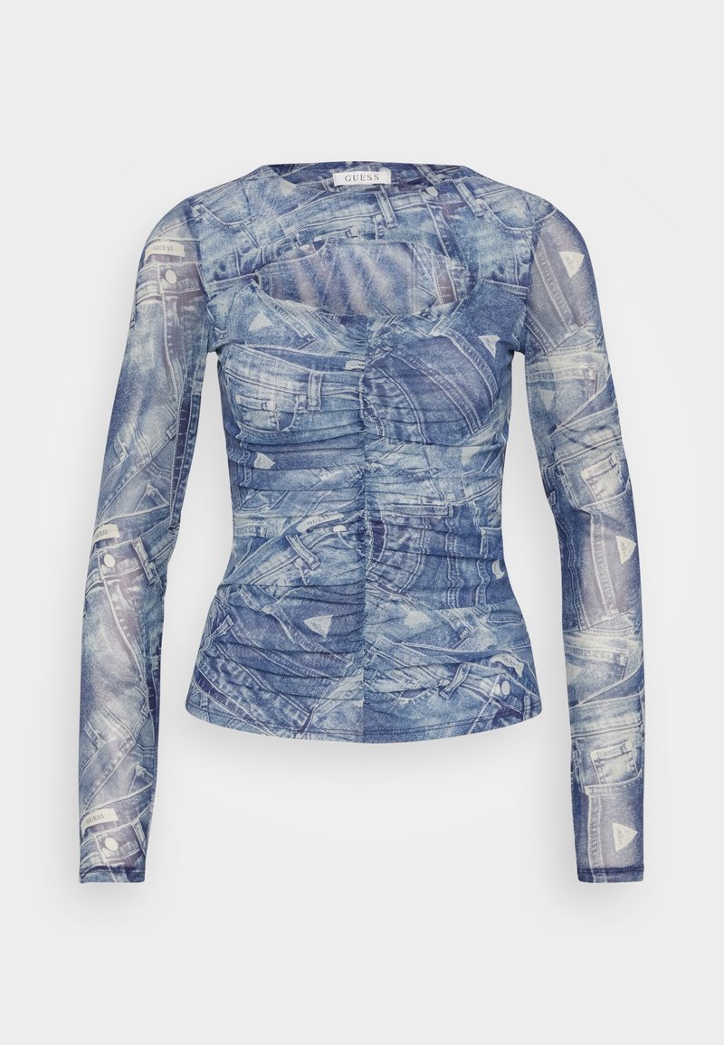 Guess Longsleeve donkerblauw denim